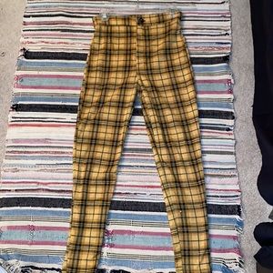 Forever 21 plaid pants (s)